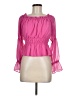 WAYF 100% Polyester Pink Long Sleeve Blouse Size M - photo 1
