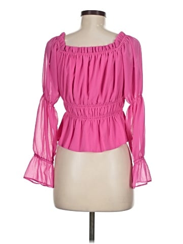 WAYF Long Sleeve Blouse (view 2)