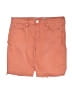 Seven7 Orange Denim Shorts Size 16 - photo 1