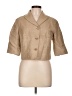 Akris Punto Tan 3/4 Sleeve Button-Down Shirt Size 12 - photo 1