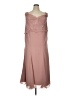 JJ's House 100% Polyester Pink Cocktail Dress Size 0X (estimated) - photo 1