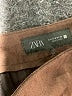 Zara Solid Brown Formal Skirt Size M - photo 3