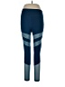 Popflex Color Block Blue Active Pants Size 10 - photo 1