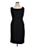 Spiegel Solid Black Cocktail Dress Size 14 - photo 1