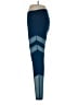 Popflex Color Block Blue Active Pants Size 10 - photo 5