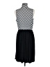 Perseption Concept Chevron-herringbone Black Casual Dress Size M - photo 2