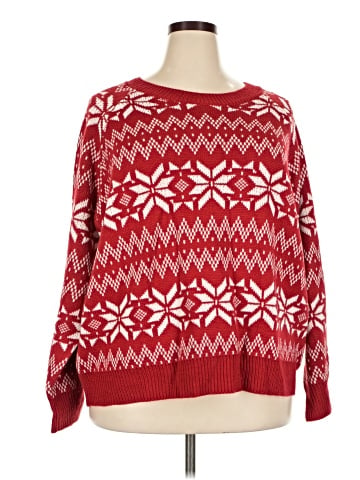 Pink Lily Pullover Sweater (view 1)