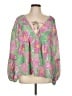 Shein Green 3/4 Sleeve Blouse Size 12 - photo 1