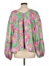 Shein Green 3/4 Sleeve Blouse Size 12 - photo 2