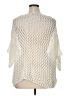 Fine Collection 100% Acrylic Stars Ivory Pullover Sweater Size 1X (estimated) - photo 2