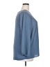 Terra & Sky 100% Polyester Blue 3/4 Sleeve Blouse Size 1X - photo 4