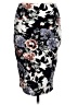 Silhouette nyc Floral Black Casual Skirt Size L - photo 1
