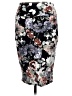 Silhouette nyc Floral Black Casual Skirt Size L - photo 2