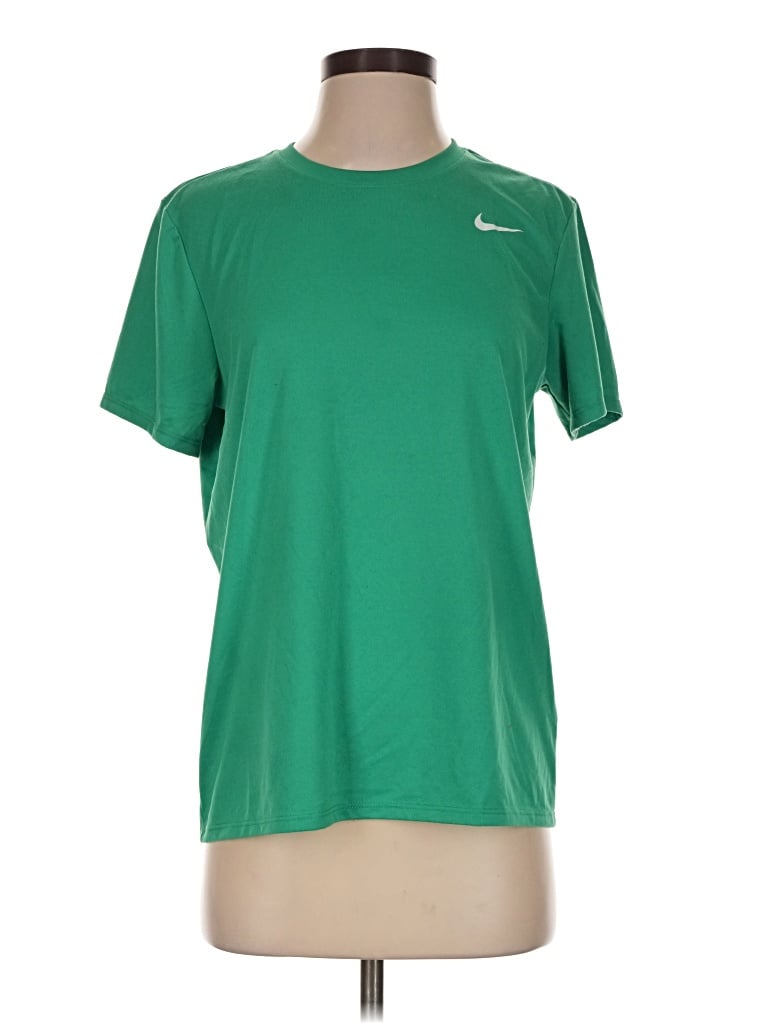 Pre-owned Nike Active T-shirt In Green