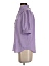 Ann Taylor 100% Polyester Purple Short Sleeve Blouse Size XS - photo 5