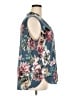 Beacon Floral Blue Sleeveless Blouse Size 3X - photo 4