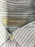 Everlane Stripes Gray Long Sleeve Button-Down Shirt Size 6 - photo 7