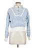 Jessica Simpson Houndstooth Blue Pullover Sweater Size M - photo 1
