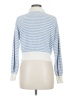 Jessica Simpson Houndstooth Blue Pullover Sweater Size M - photo 2