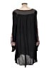 Free People 100% Rayon Paisley Black Casual Dress Size L - photo 2
