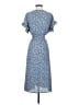 Max Studio 100% Polyester Paisley Blue Casual Dress Size XS - photo 2