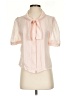 Edward Achour Paris 100% Silk Pink Blouse Size EU (FR) 36 / US 4 - photo 1