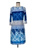 Donna Morgan Paisley Blue Cocktail Dress Size 8 - photo 1