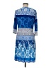 Donna Morgan Paisley Blue Cocktail Dress Size 8 - photo 2