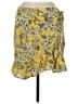 Mixit 100% Rayon Floral Yellow Casual Skirt Size 6 - photo 1
