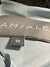Amsale 100% Polyester Blue Cocktail Dress Size 18 - photo 4