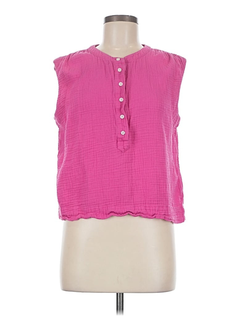 Pre-owned Jcrew Sleeveless Blouse In Pink