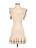 Bebe 100% Polyester Tan Cocktail Dress Size S - photo 1