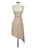 Lulus 100% Rayon Stripes Orange Casual Dress Size S - photo 2