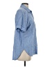 Wilfred Free Blue Short Sleeve Button-Down Shirt Size XS - photo 4