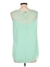 Lapis 100% Polyester Green Sleeveless Blouse Size L - photo 2