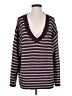 American Eagle Outfitters Stripes Purple Pullover Sweater Size XS - photo 1