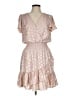 MICHAEL Michael Kors Polka Dots Tan Casual Dress Size M - photo 1