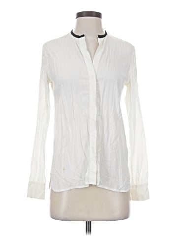 James Perse Long Sleeve Blouse (view 1)