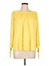Chaps Yellow 3/4 Sleeve Blouse Size L - photo 1