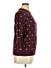 ModCloth Polka Dots Burgundy Pullover Sweater Size 1X - photo 4