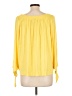 Chaps Yellow 3/4 Sleeve Blouse Size L - photo 2