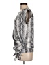 J by Jasper Conran 100% Polyester Silver Sleeveless Blouse Size 10 - photo 5