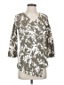 Orvis 100% Cotton Gray 3/4 Sleeve Blouse Size S - photo 1