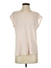 Adrienne Vittadini 100% Linen Pink Short Sleeve Top Size S - photo 1