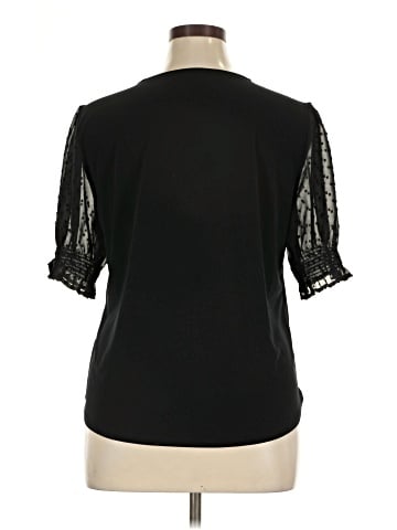Adrianna Papell Short Sleeve Blouse (view 2)