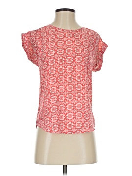 Pink Rose Short Sleeve Blouse (view 1)