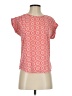 Pink Rose 100% Polyester Orange Short Sleeve Blouse Size XS - photo 1