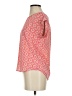 Pink Rose 100% Polyester Orange Short Sleeve Blouse Size XS - photo 5