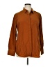 Nine West 100% Polyester Brown Long Sleeve Blouse Size XL - photo 1