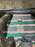 Tea 100% Cotton Stripes Teal Short Sleeve Top Size 14 - photo 3